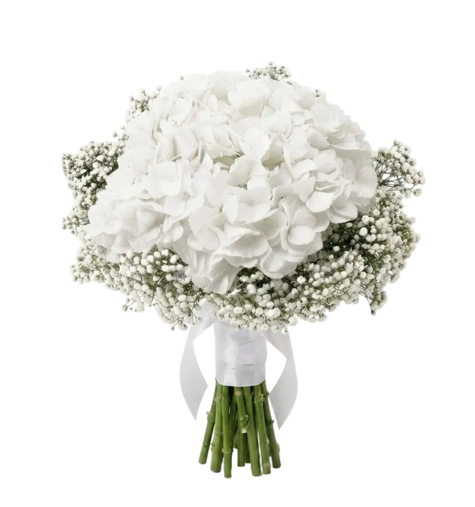 Hydrangea with Gypsophila Bouquet - Florist London