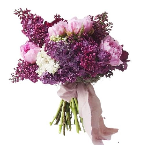 Incredible Pink Peony & Lilac Bouquet - Florist London