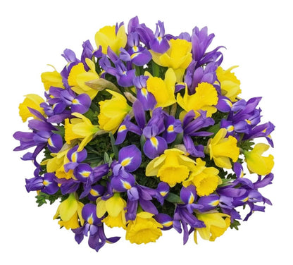 Iris and Daffodils Bouquet - Florist London