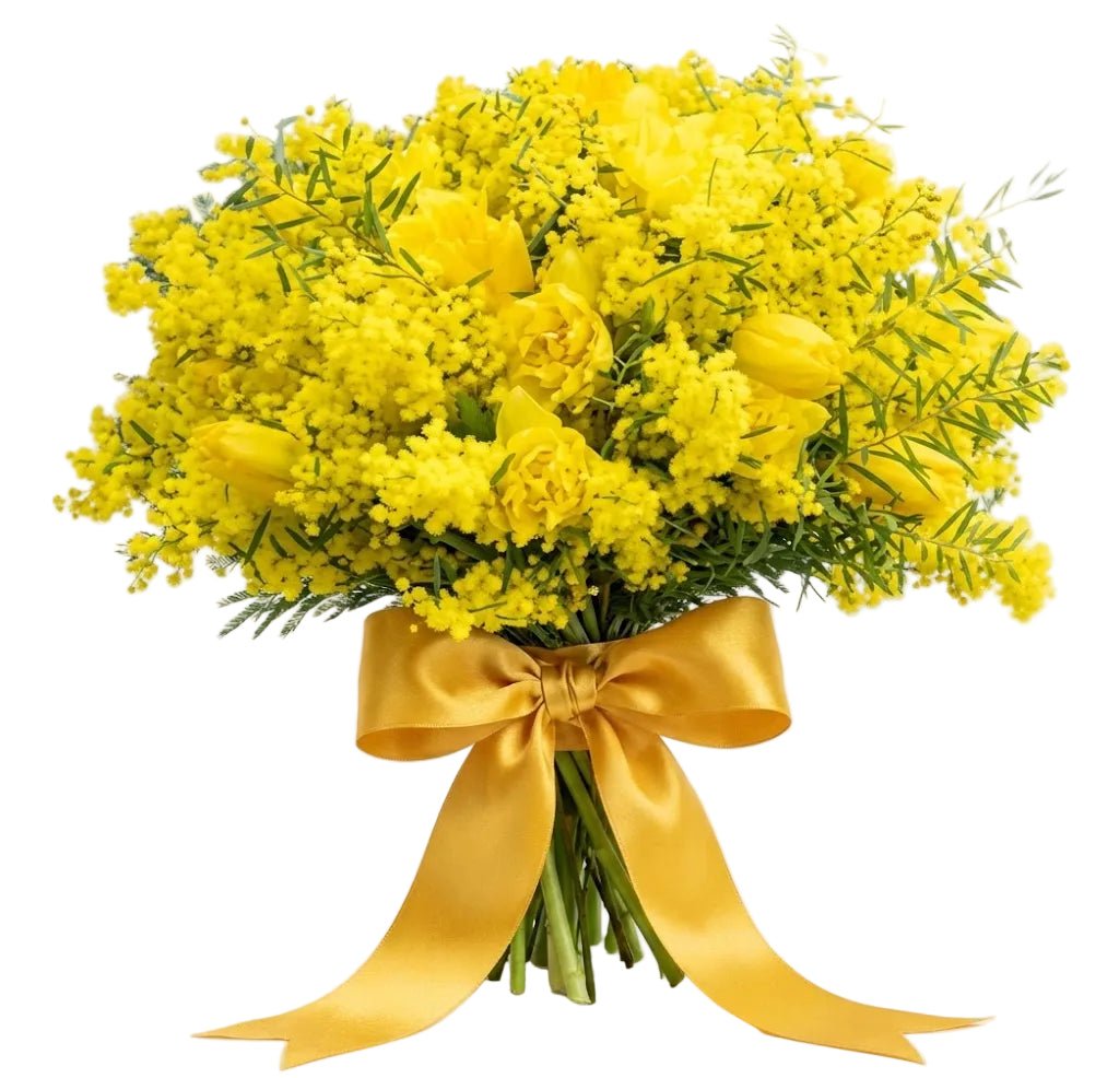 Just Yellow Mimose Bouquet - Florist London