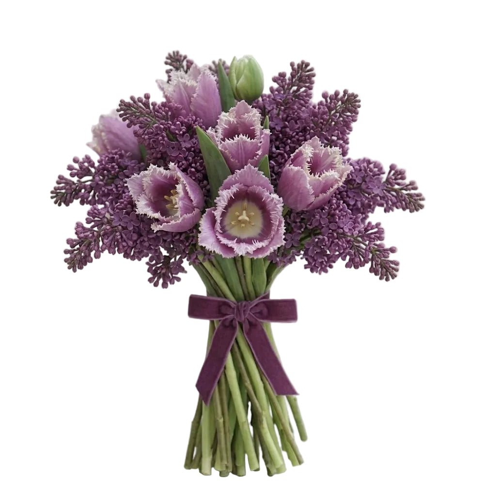 Lilac and Tulips Bouquet - Florist London