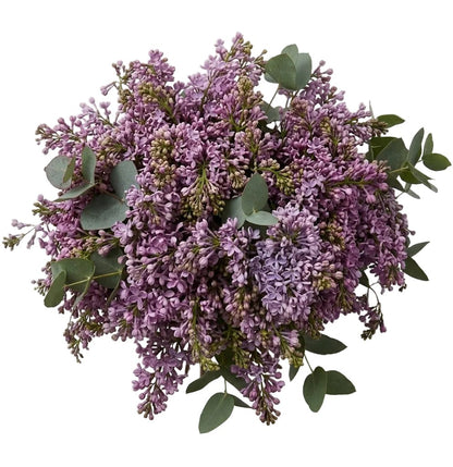 Lilac Bouquet with Eucalyptus - Florist London