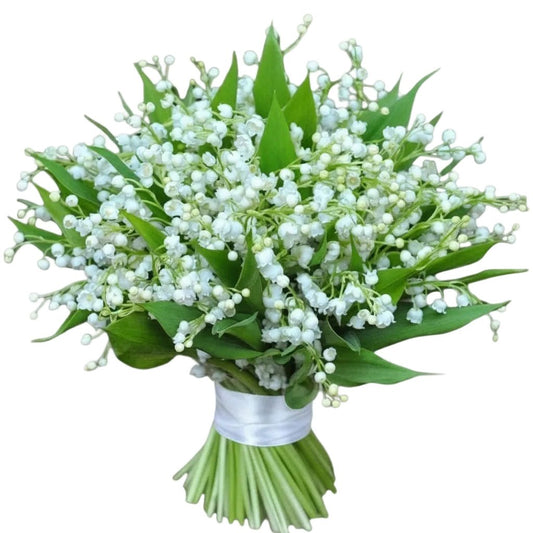 Lily of the Valley with Greenery Fragrant Bouquet - Florist London