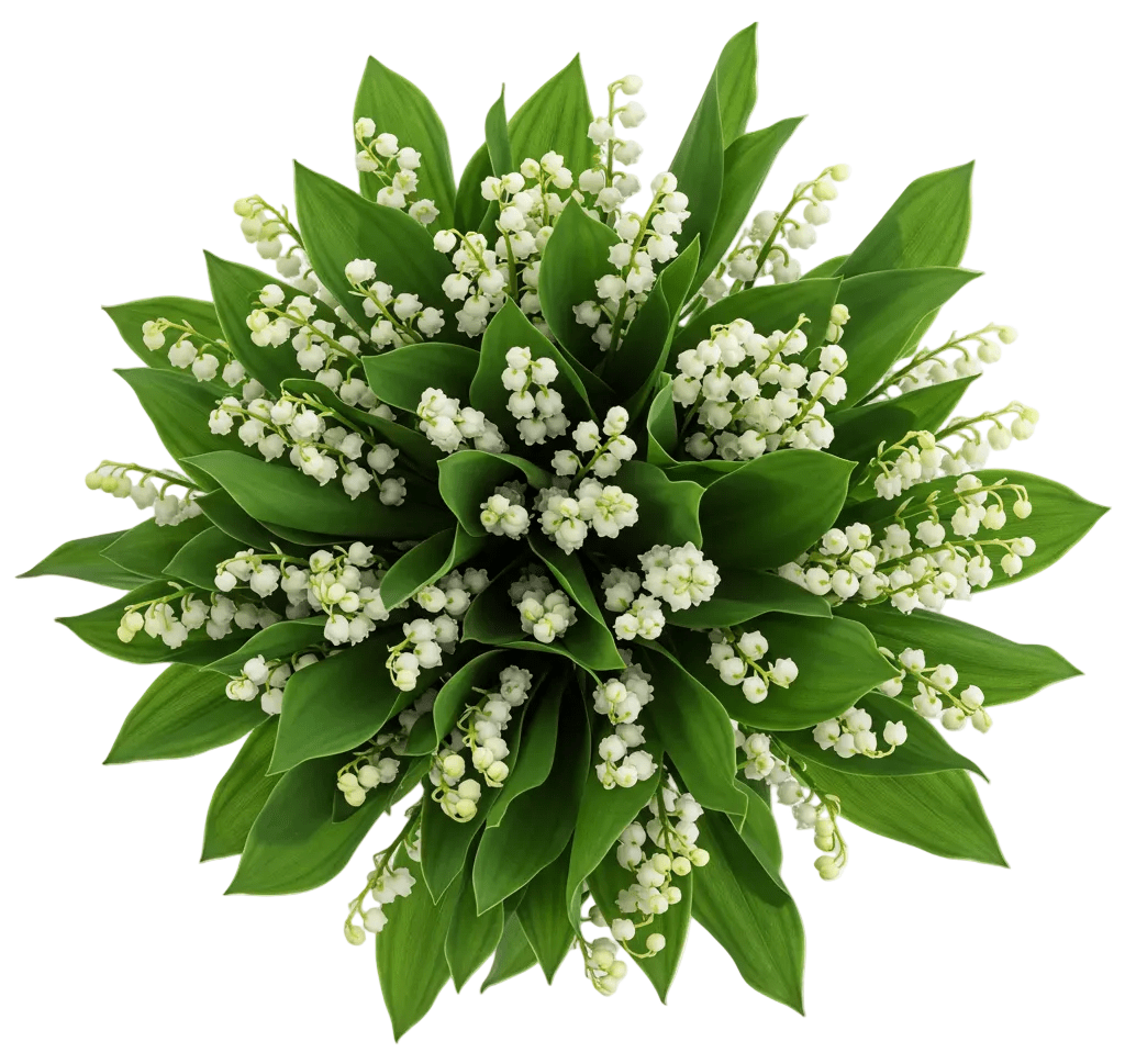 Lily of the Valley with Greenery Fragrant Bouquet - Florist London