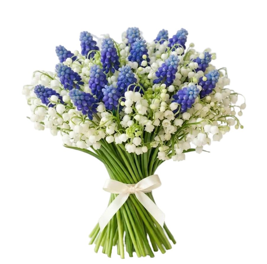 Lily of the Valley with Muscari Bouquet - Florist London