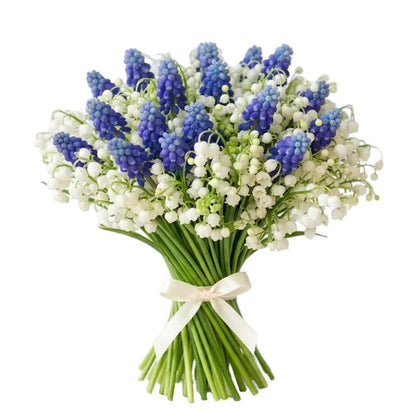 Lily of the Valley with Muscari Bouquet - Florist London
