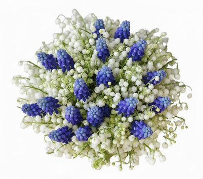 Lily of the Valley with Muscari Bouquet - Florist London