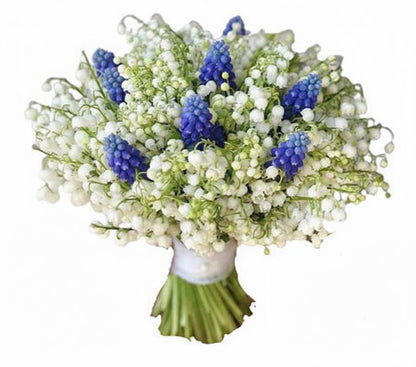 Lily of the Valley with Muscari Bouquet - Florist London