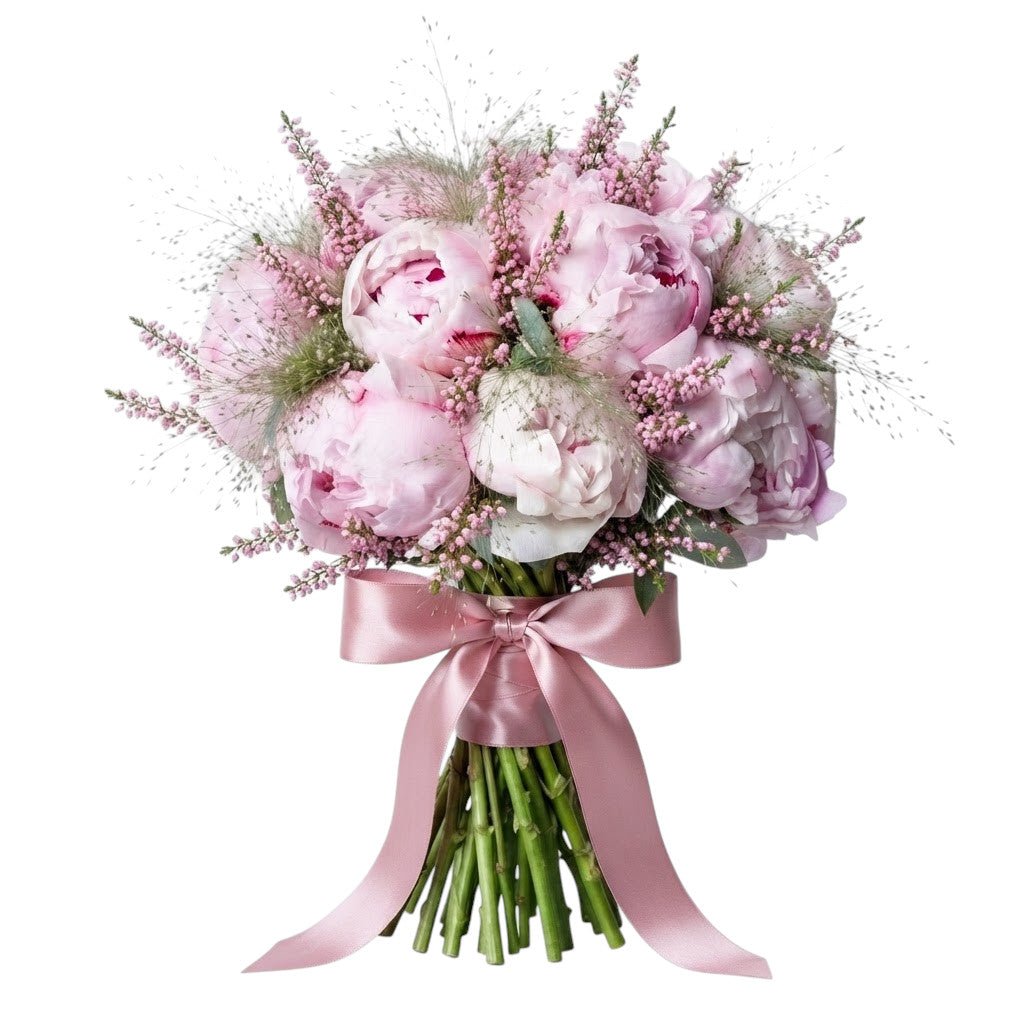 Lovely Bouquet of Peonies and Erica - Florist London