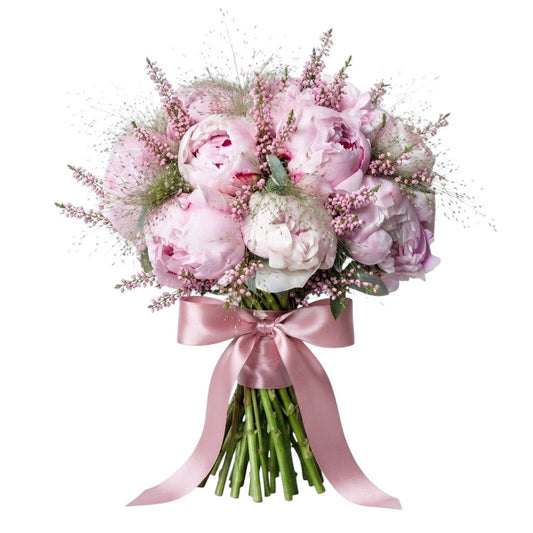 Lovely Bouquet of Peonies and Erica - Florist London