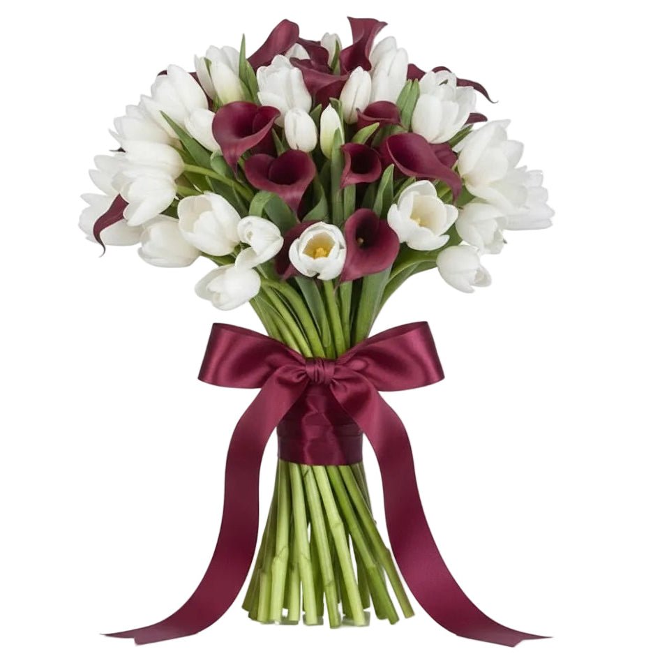 Luxury Calla Lily and Tulips Bouquet - Florist London