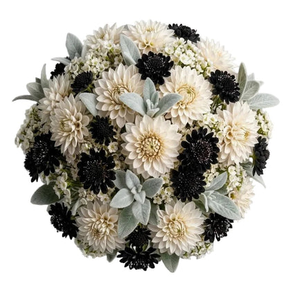 Luxury Dahlia Bouquet with Scabiosa and Wax Flowers - Florist London