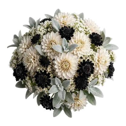 Luxury Dahlia Bouquet with Scabiosa and Wax Flowers - Florist London