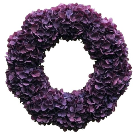 Luxury Hydrangea Door Wreath - Florist London