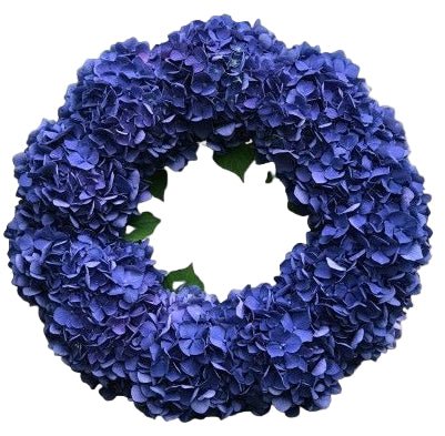 Luxury Hydrangea Door Wreath - Florist London