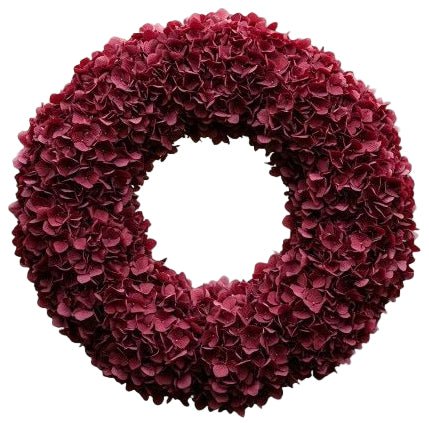 Luxury Hydrangea Door Wreath - Florist London