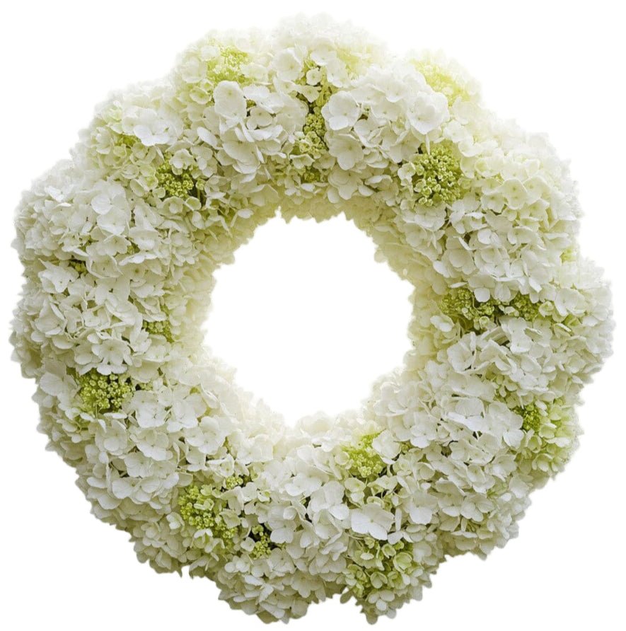 Luxury Hydrangea Door Wreath - Florist London