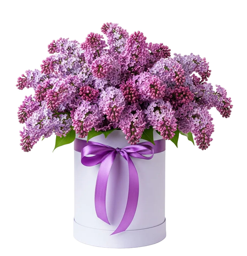 Luxury Lilac Box - Florist London
