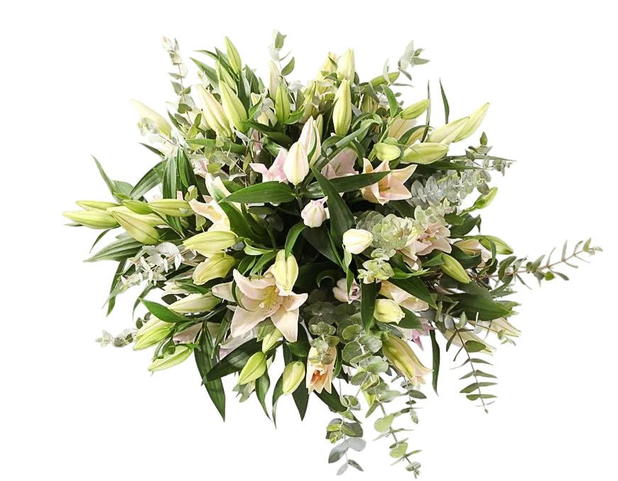 Luxury Lily Bouquet with Eucalyptus - Florist London