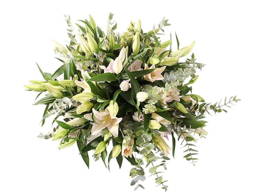 Luxury Lily Bouquet with Eucalyptus - Florist London