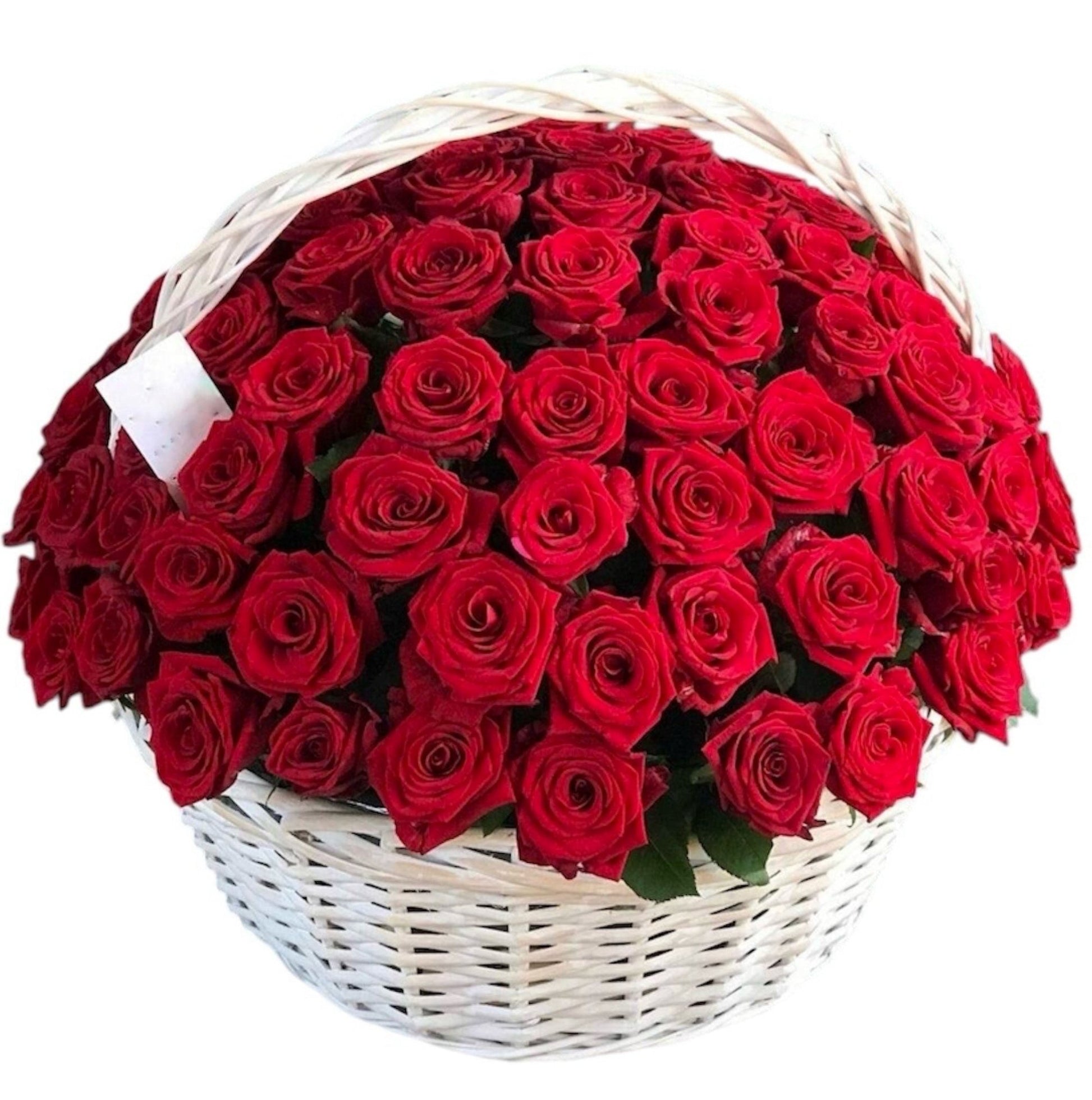 Luxury Naomi Roses in a Basket - Florist London