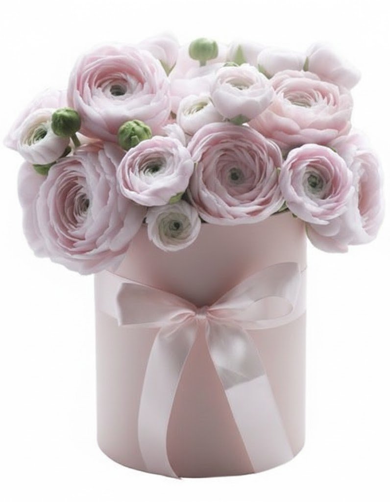 Luxury Pastel Ranunculus Box - Florist London
