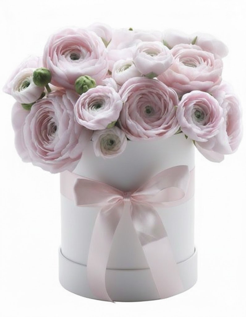 Luxury Pastel Ranunculus Box - Florist London