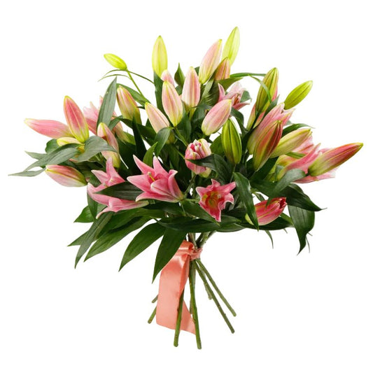 Luxury Pink Lily Bouquet - Florist London