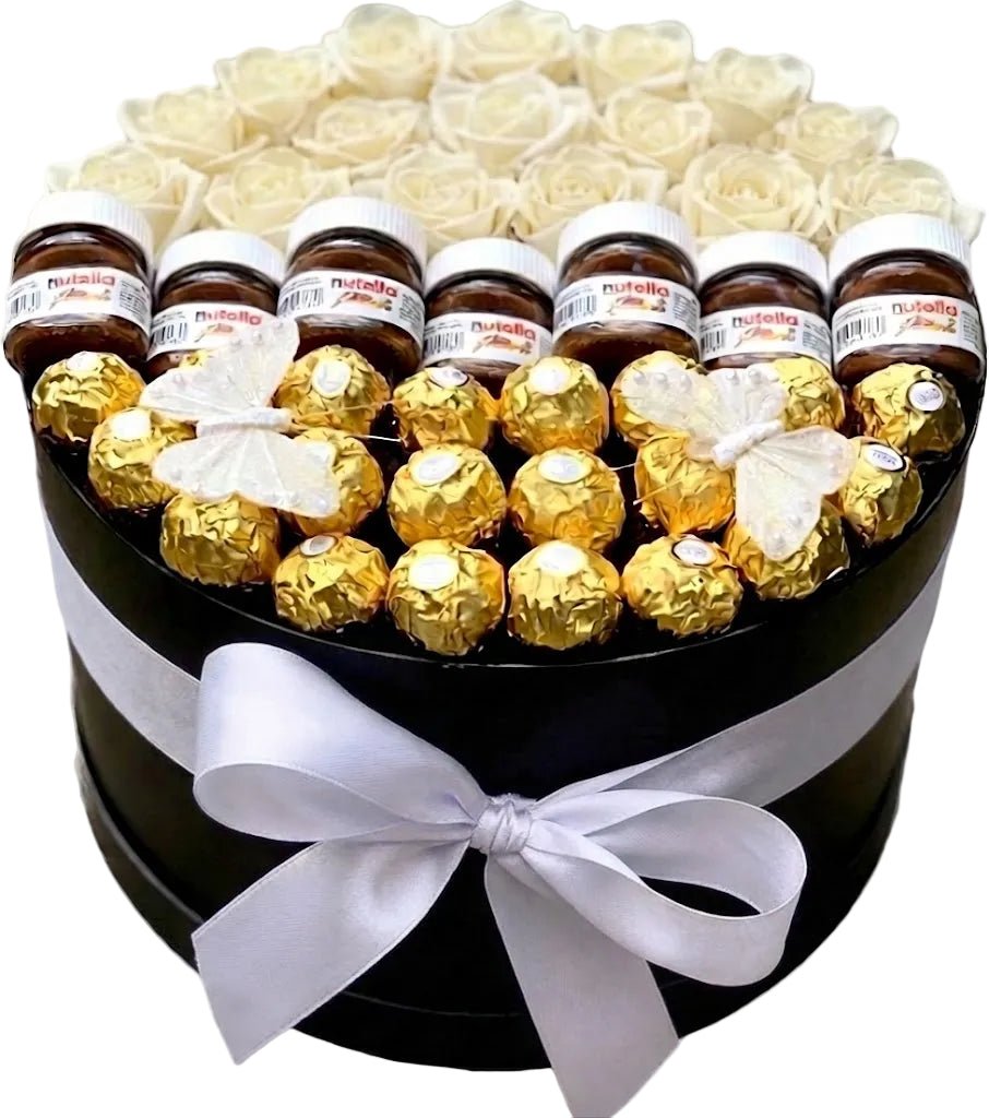Luxury Roses and Chocolates in a Box - Florist London