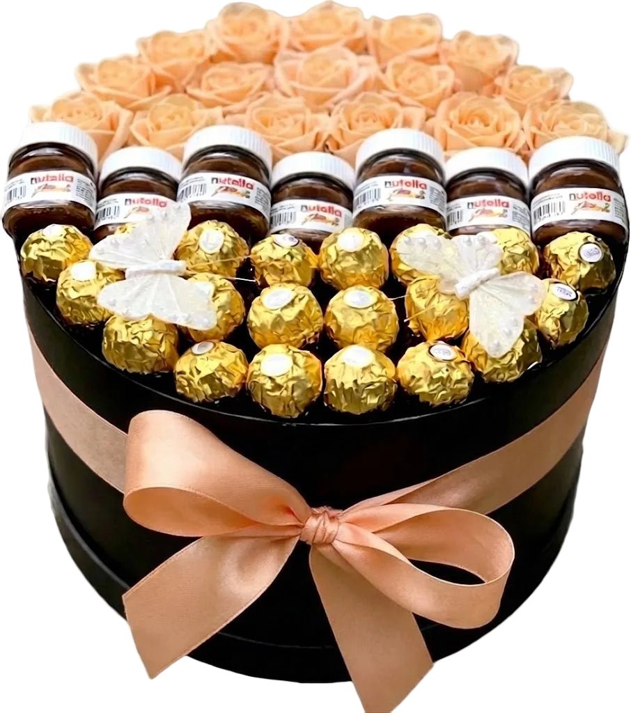 Luxury Roses and Chocolates in a Box - Florist London
