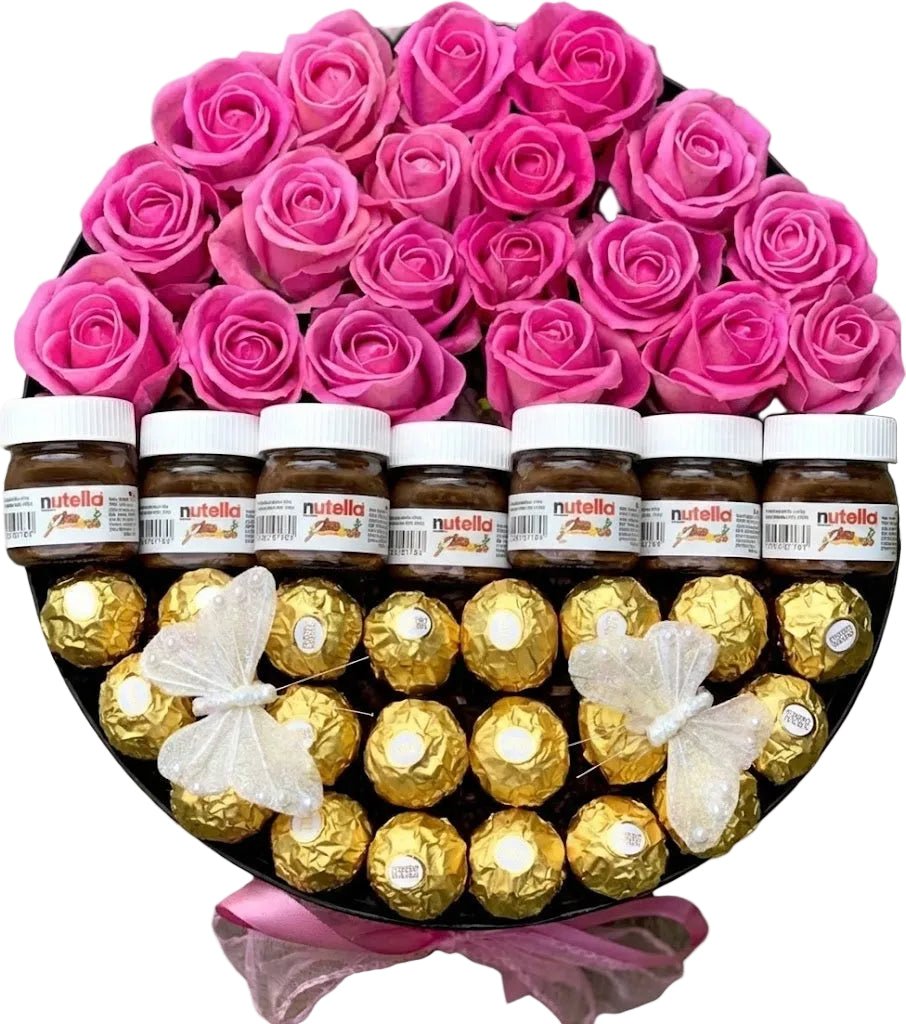 Luxury Roses and Chocolates in a Box - Florist London