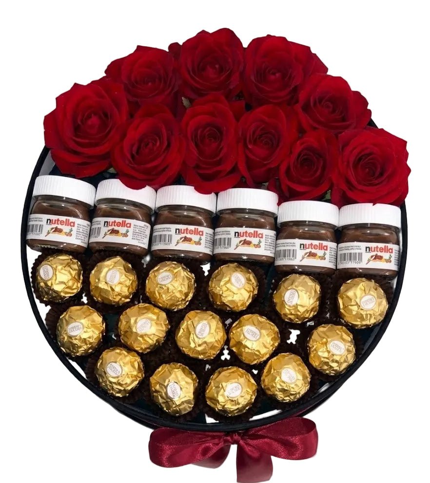 Luxury Roses and Sweets Box - Florist London