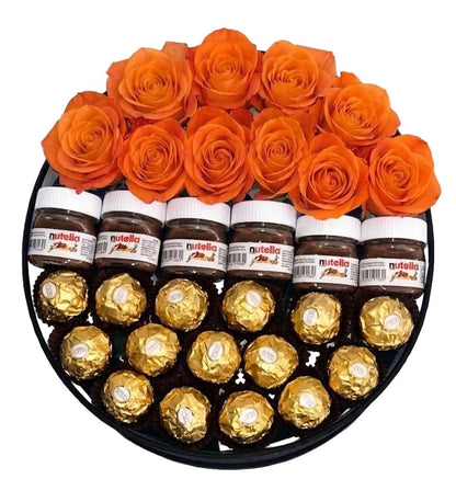 Luxury Roses and Sweets Box - Florist London