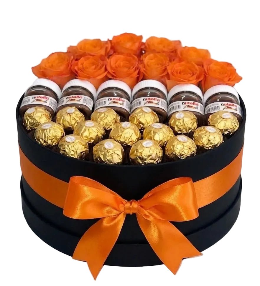 Luxury Roses and Sweets Box - Florist London