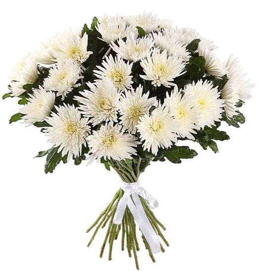 Luxury White Chrysanthemum Bouquet