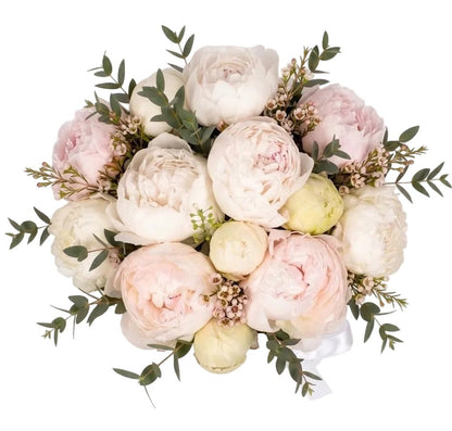 Luxury White Peonies Box - Florist London