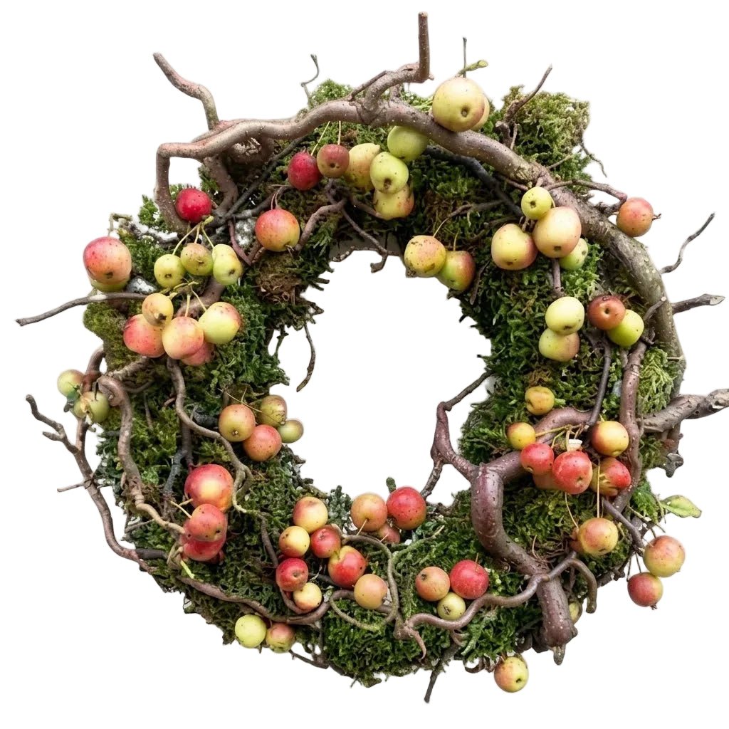 Malus Twist Autumn Wreath - Florist London