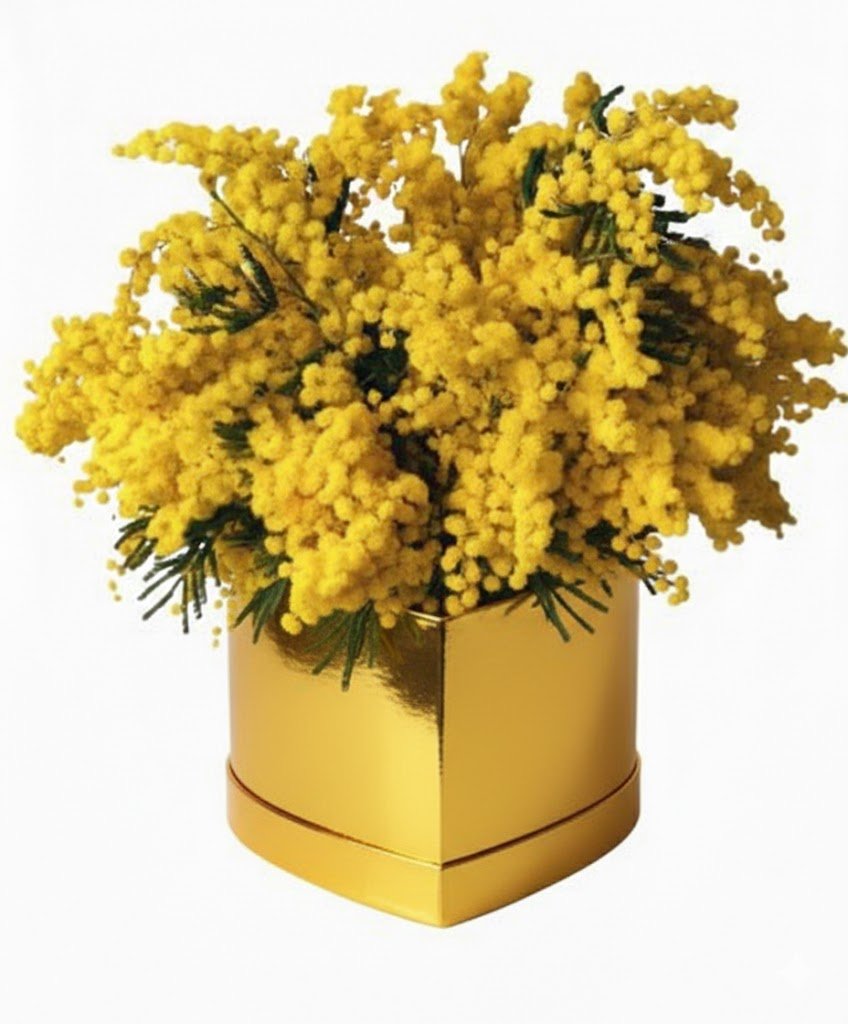 Mimosa Scented Box - Florist London