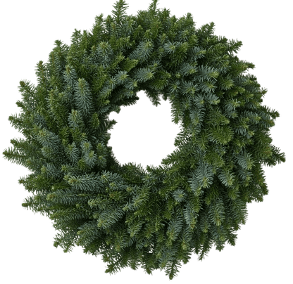 Natural Spruce Door Wreath - Florist London
