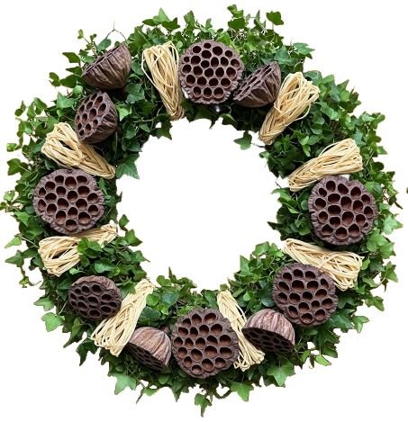 Nature Look Autumn Wreath - Florist London