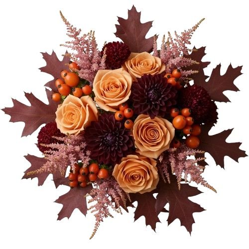 Peach Twilight Rose Glow Bouquet - Florist London