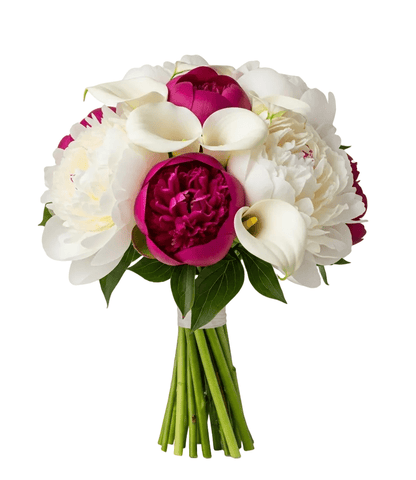 Peonies and Calla Lily Wedding Bouquet - Florist London