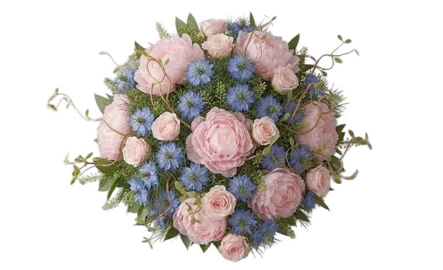 Pink and Blue Luxury Bouquet - Florist London
