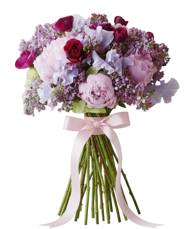 Pink and Lavender Bloom Harmony Premium Bouquet - Florist London