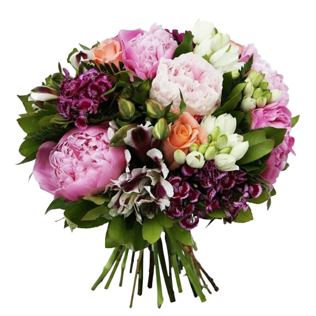 Pink and Peach Bouquet - Florist London