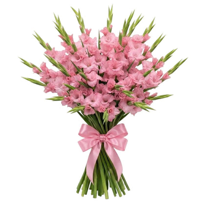 Pink Gladiolus Bouquet - Florist London