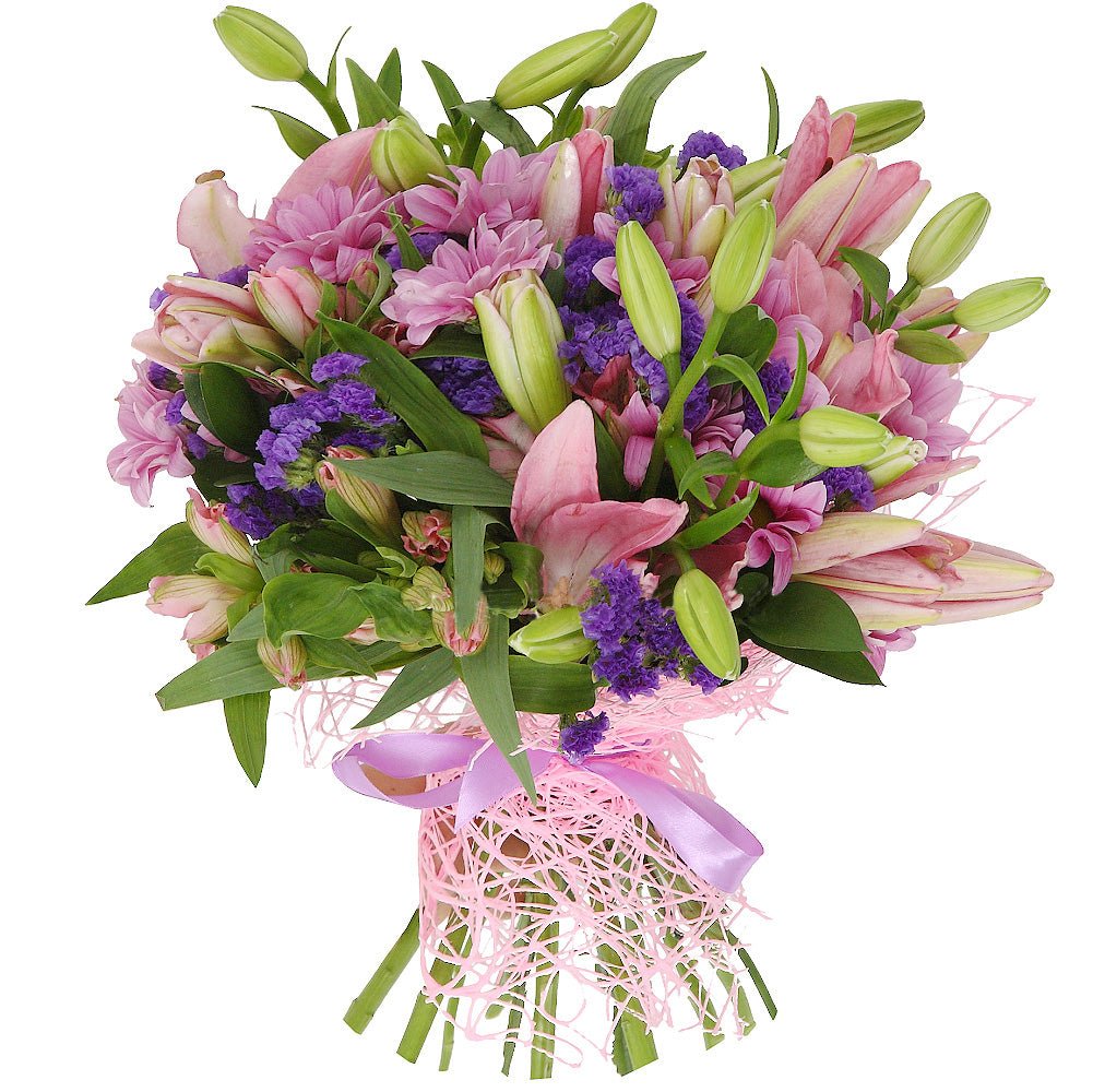 Pink Petal Garden Elegance Bouquet - Florist London