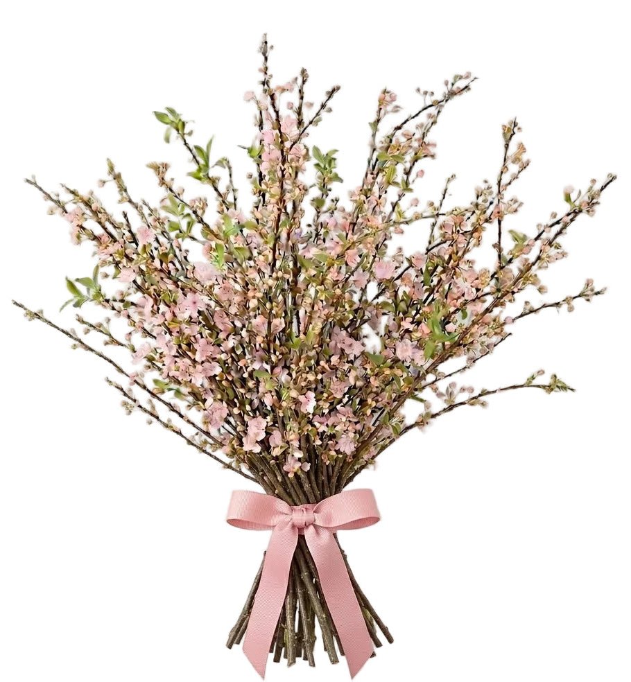 Pink Prunus Bouquet - Florist London