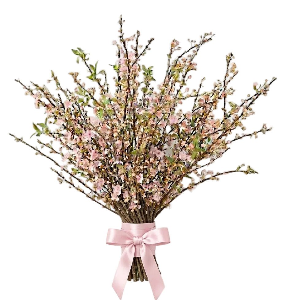 Pink Prunus Bouquet - Florist London