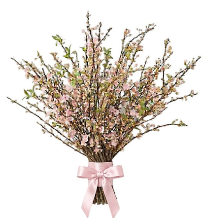 Pink Prunus Bouquet - Florist London